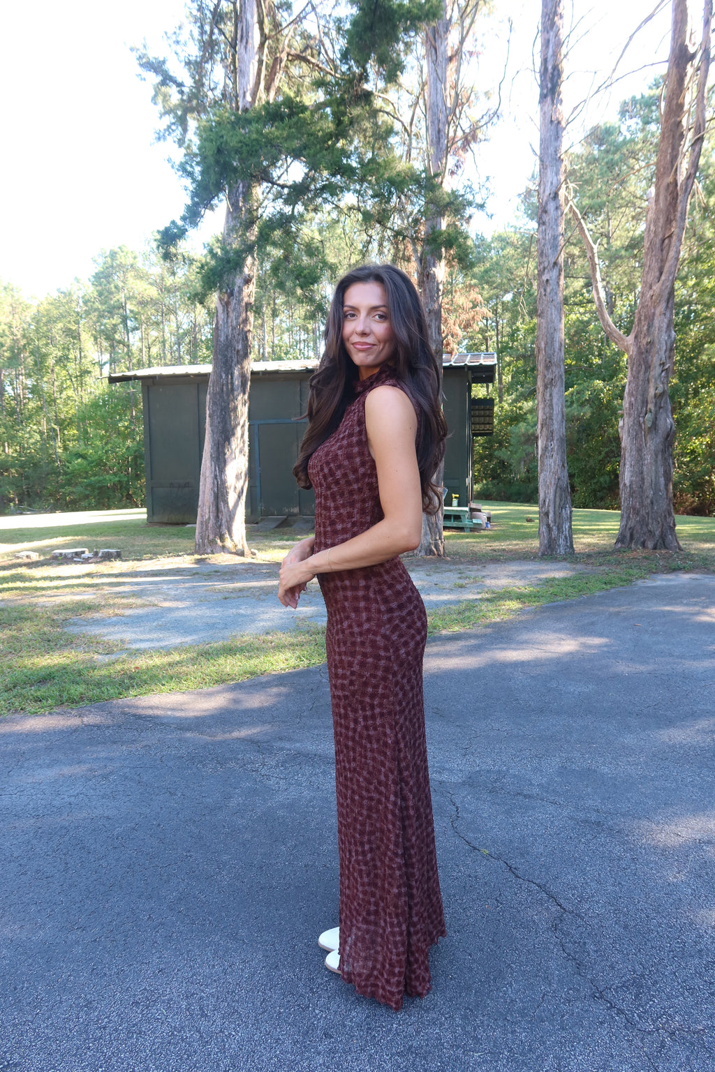 Aspen Maxi Dress- Espresso