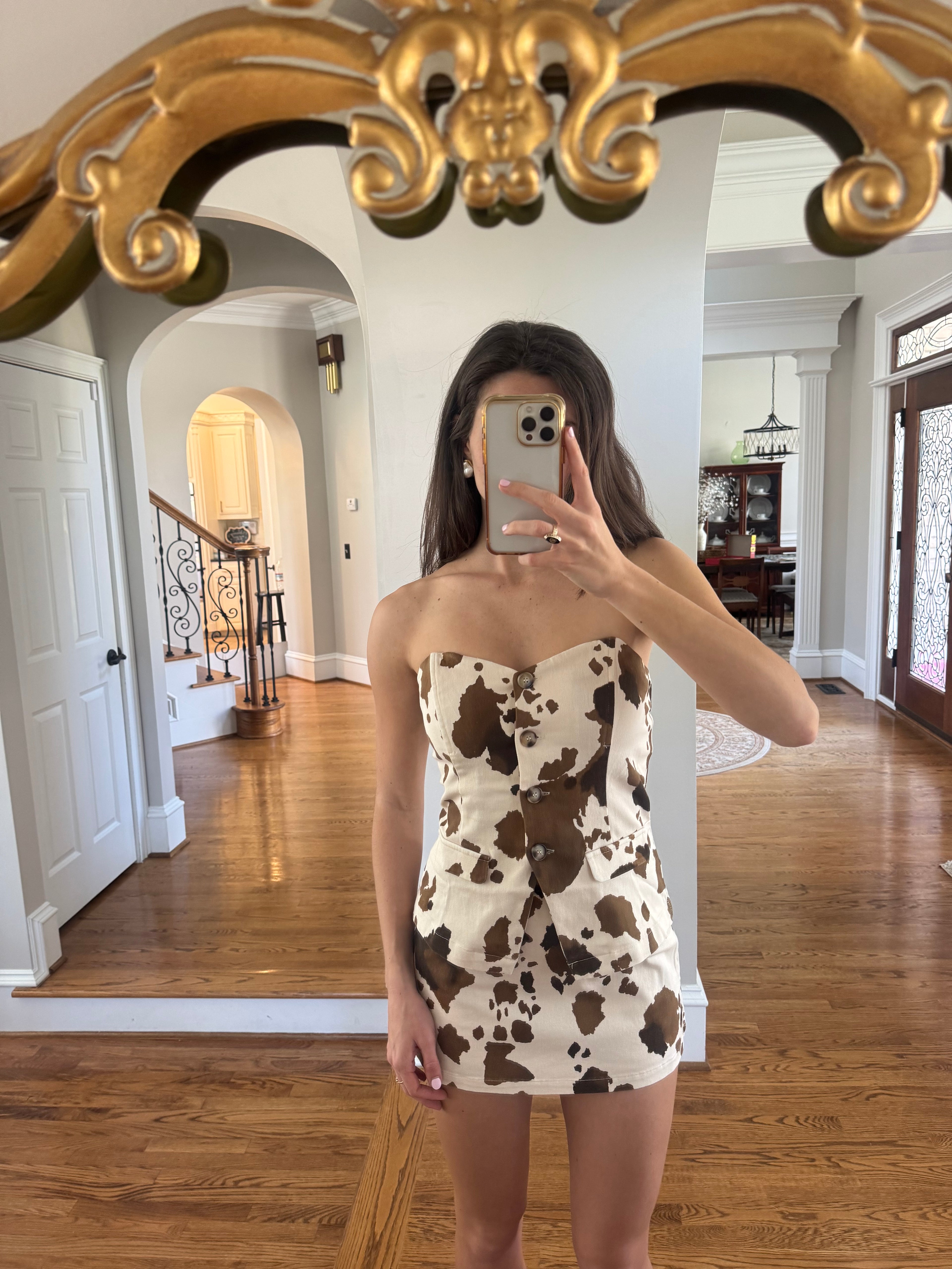 Cowgirl Country Tube Top- Multi