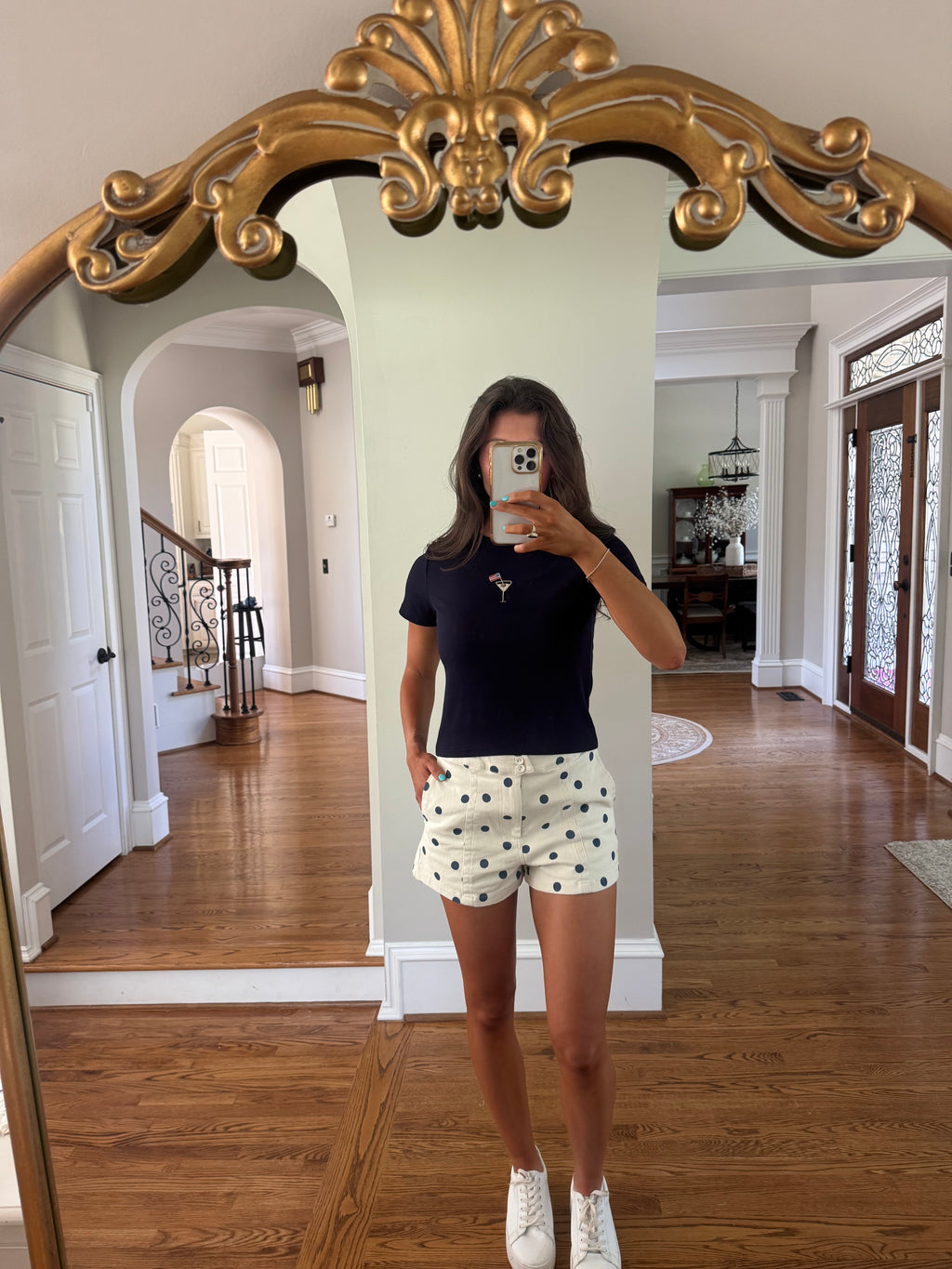 Stars & Martinis Tee- Navy
