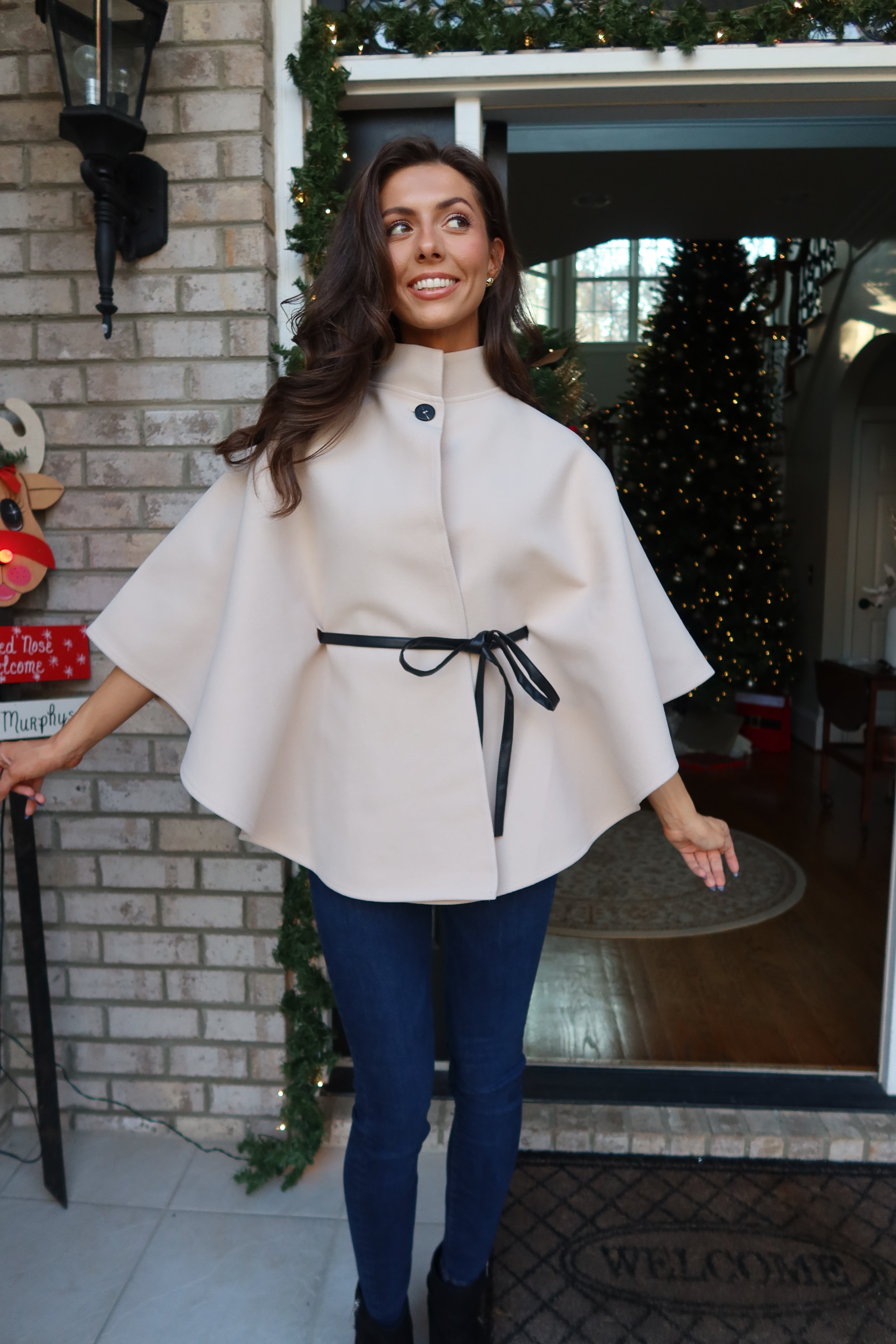Kingston Cape Coat- Beige