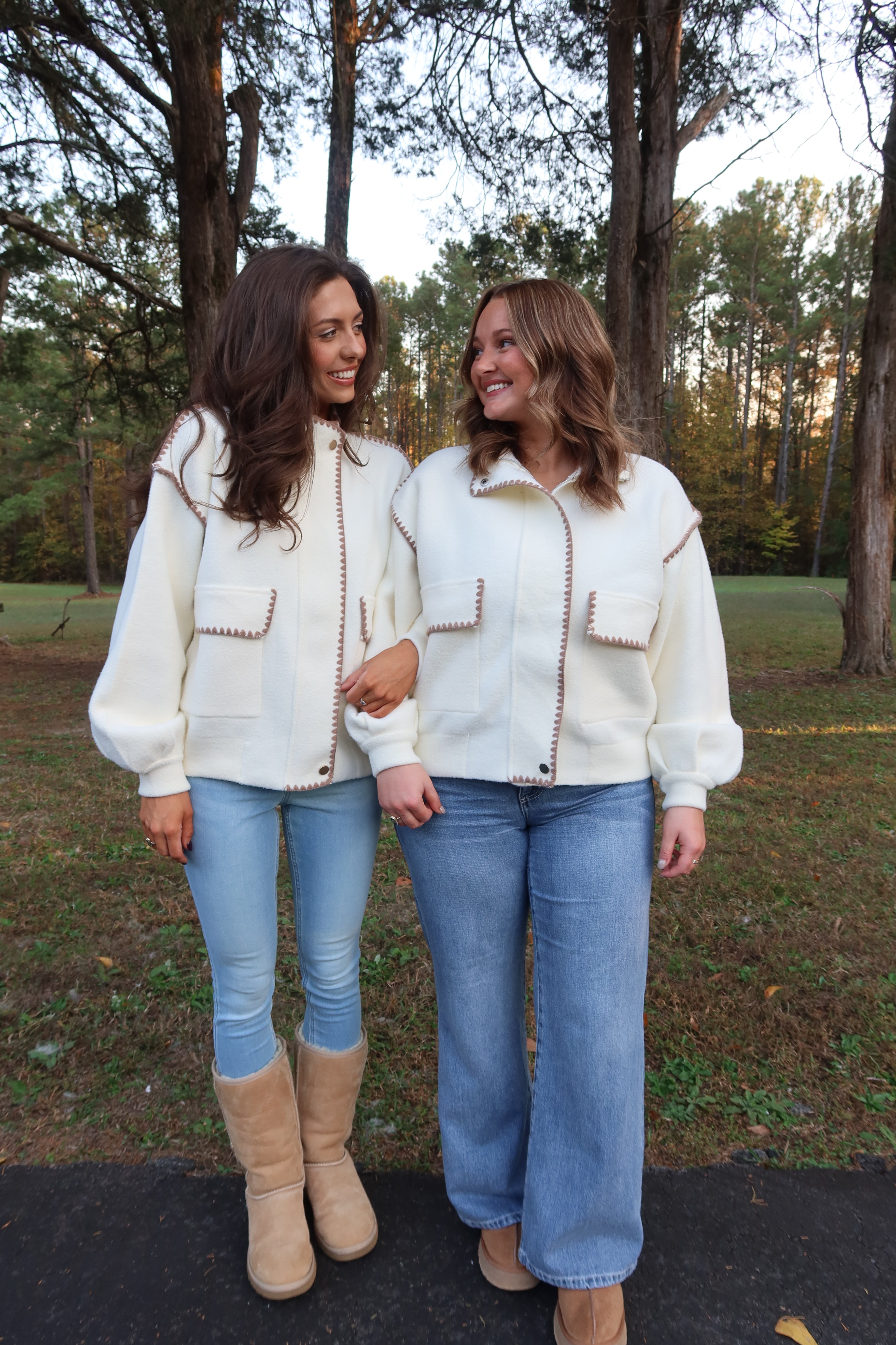 Cabinwood Jacket- Ivory/Mocha