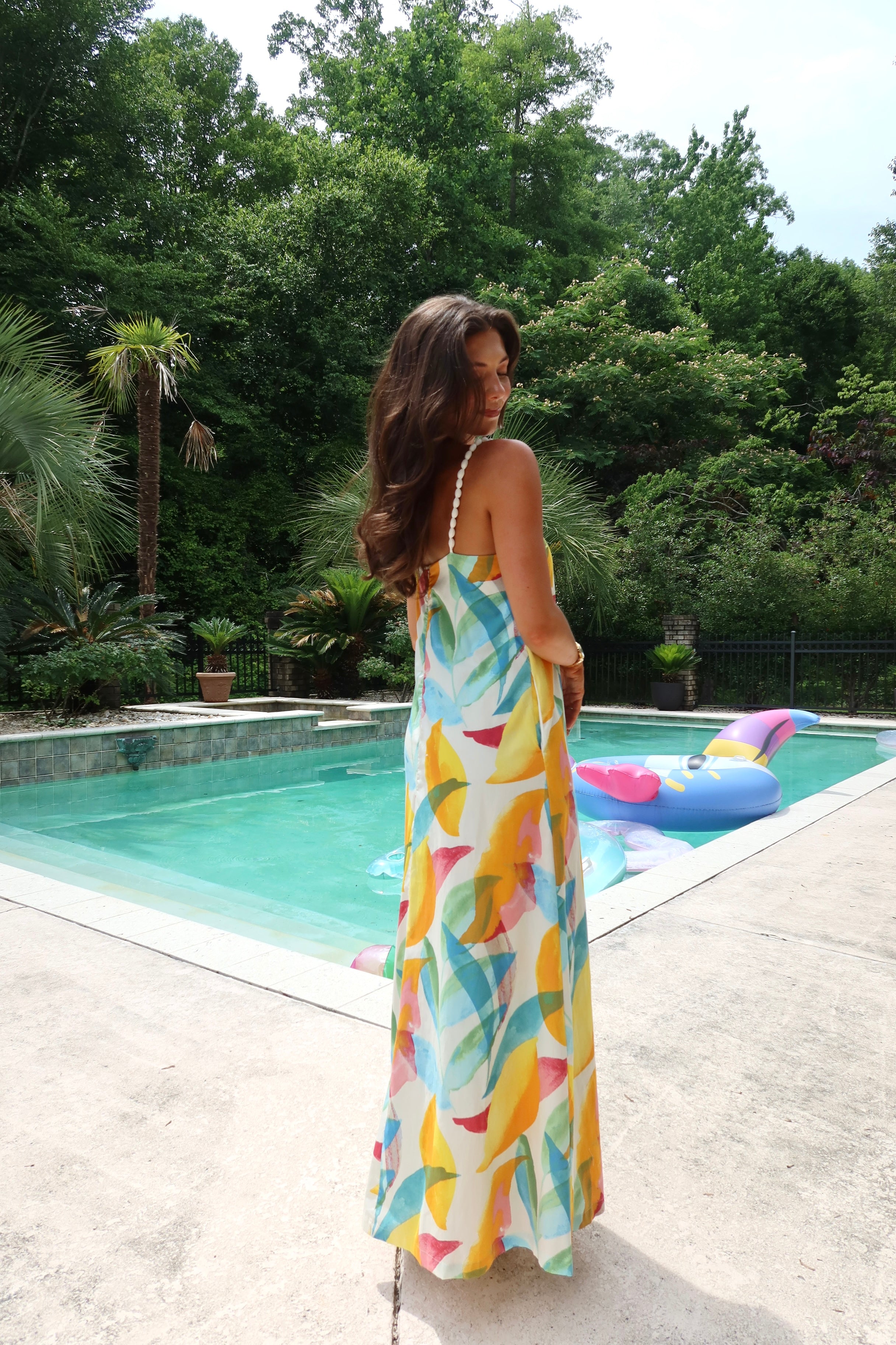 Amalfi Maxi Dress- Multi