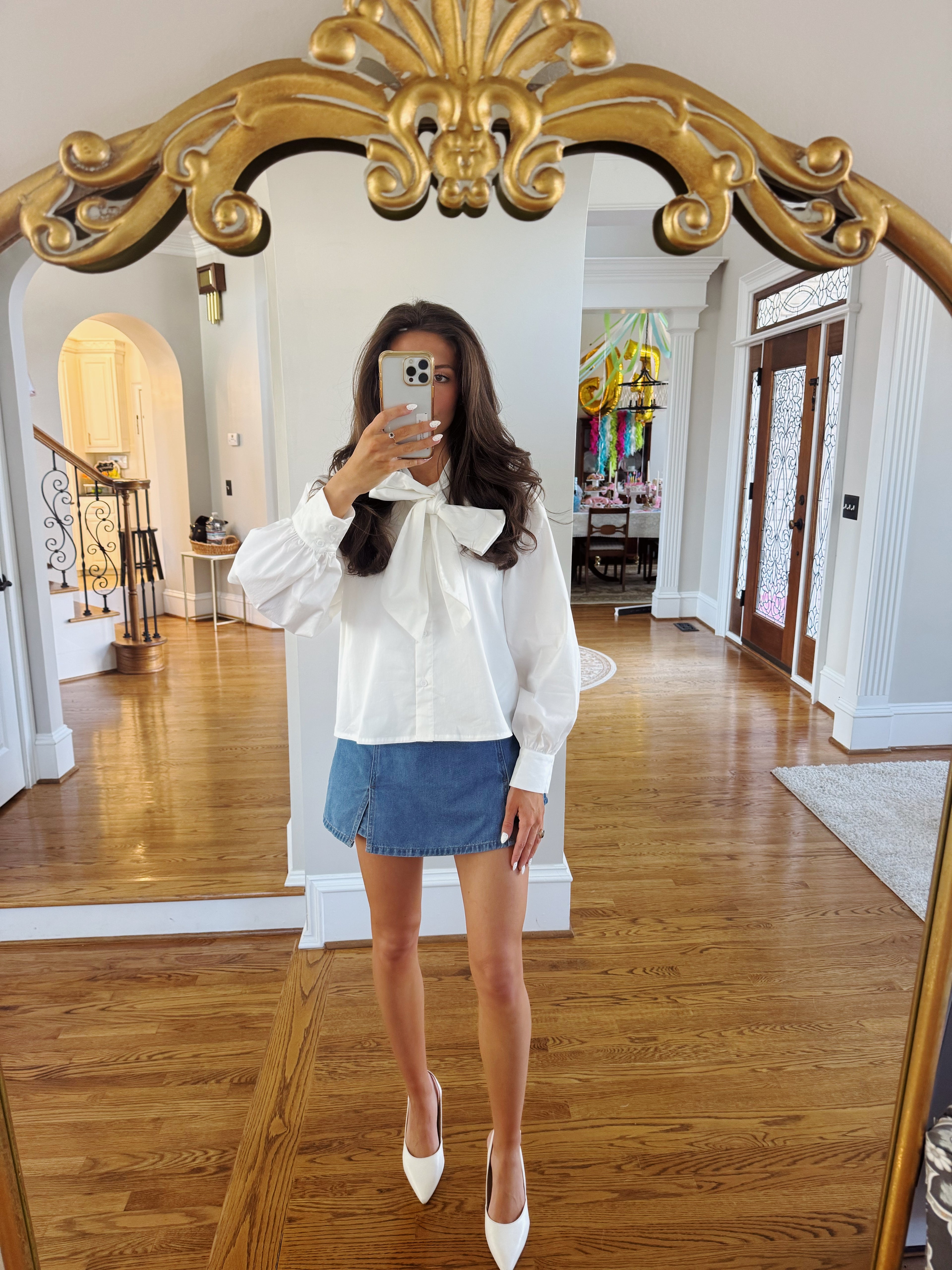 Gina Skort- Denim