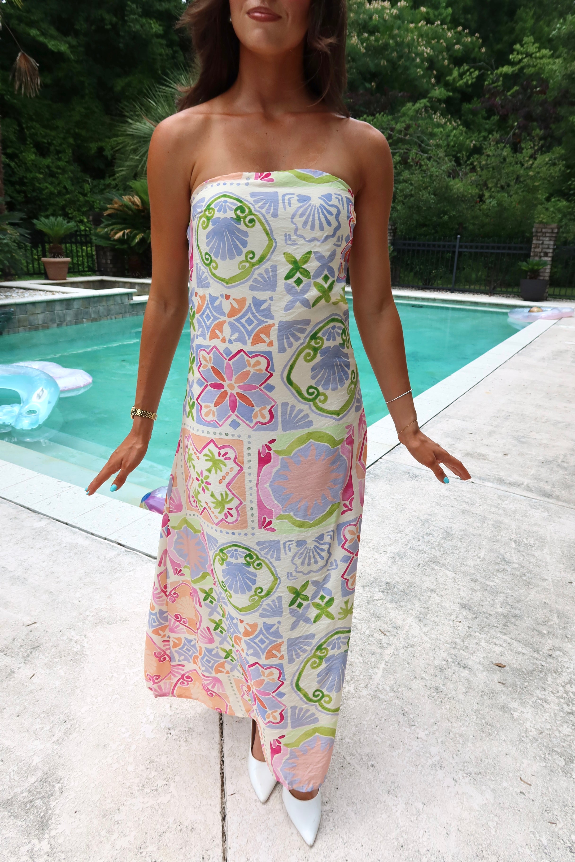 Nassau Maxi Dress- Multi