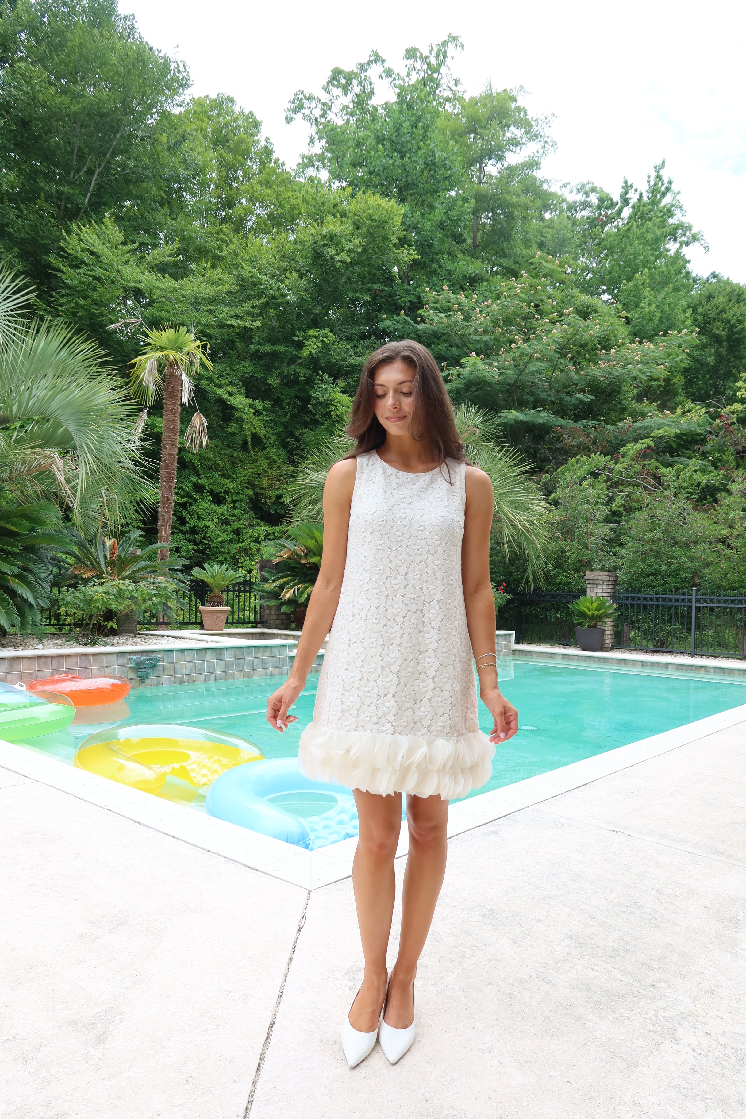 Keepsake Mini Dress- Ivory