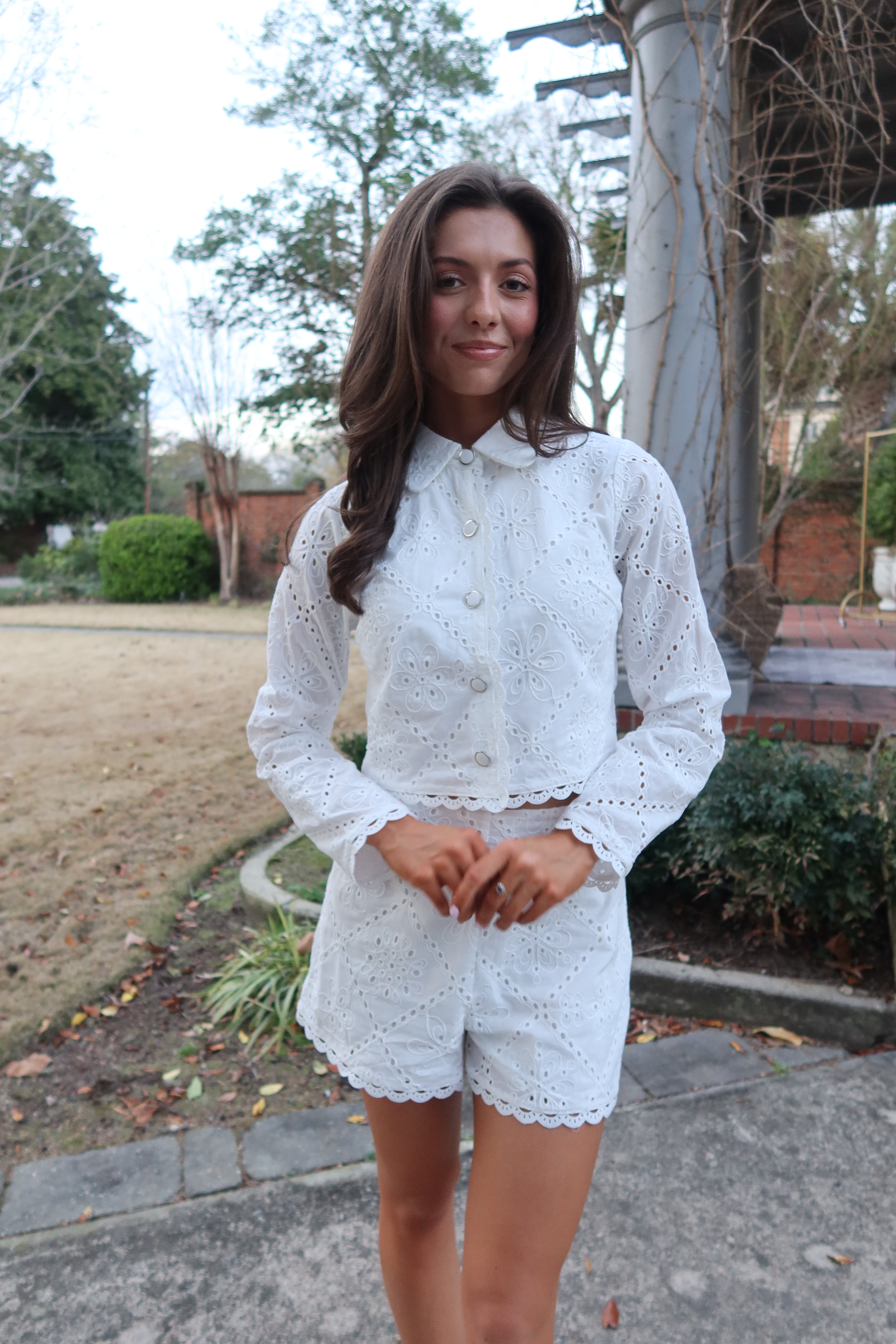 Sunday Best Set Top- White