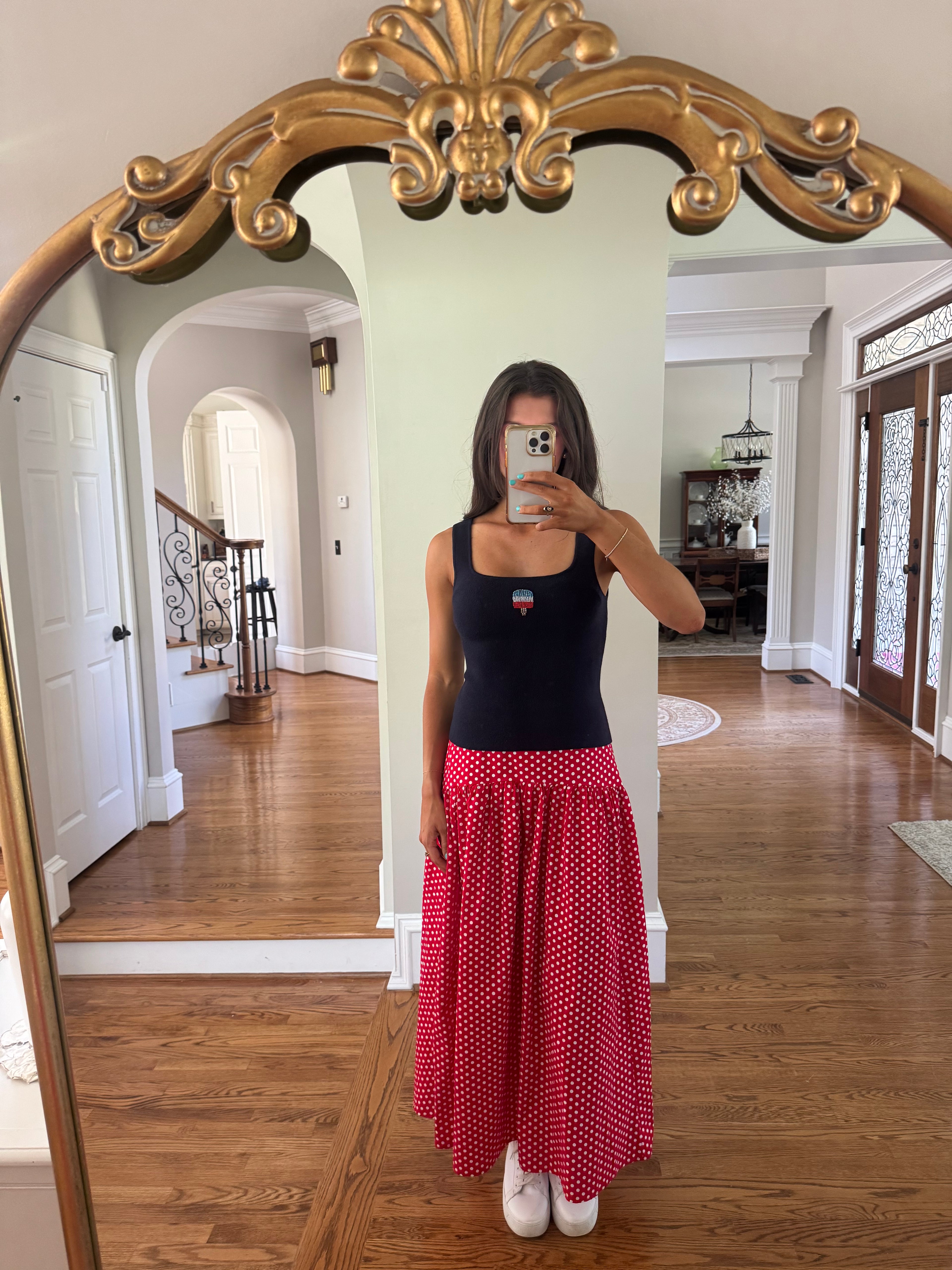 Sweet Summertime Popsicle Top- Navy