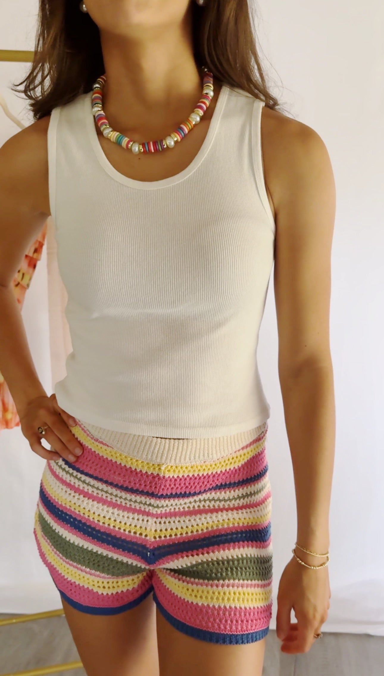 Color Me Crochet Shorts- Multi