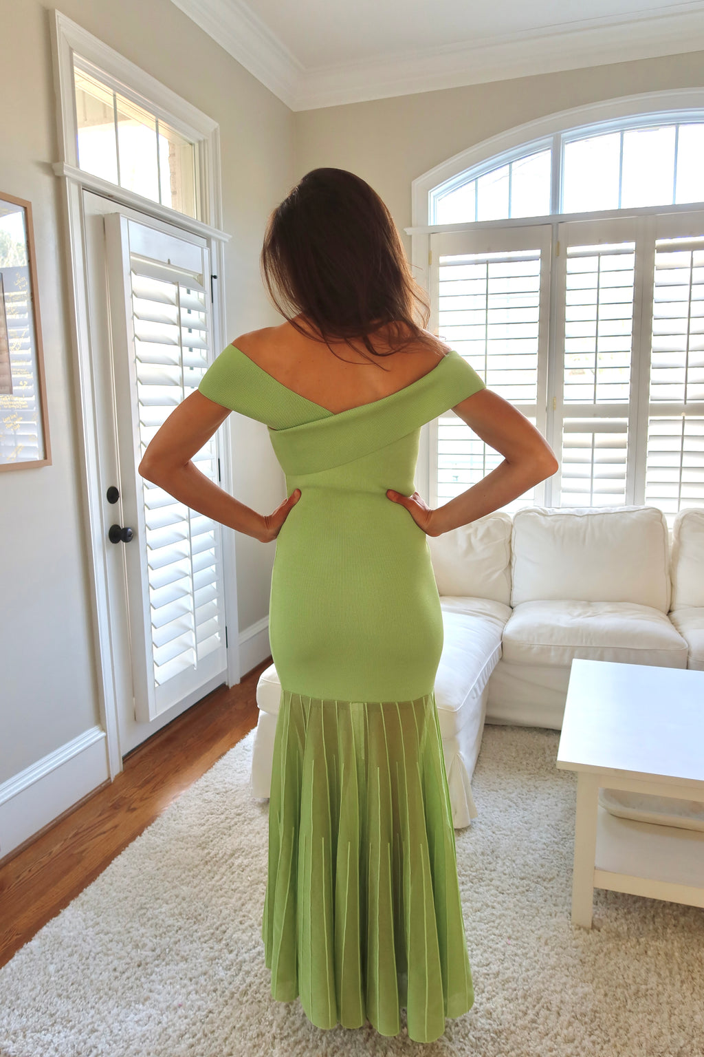Greer Garden Maxi Dress- Light Green