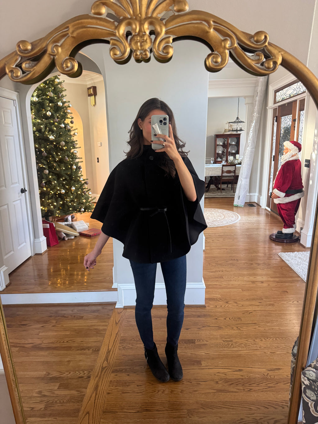 Kingston Cape Coat- Black
