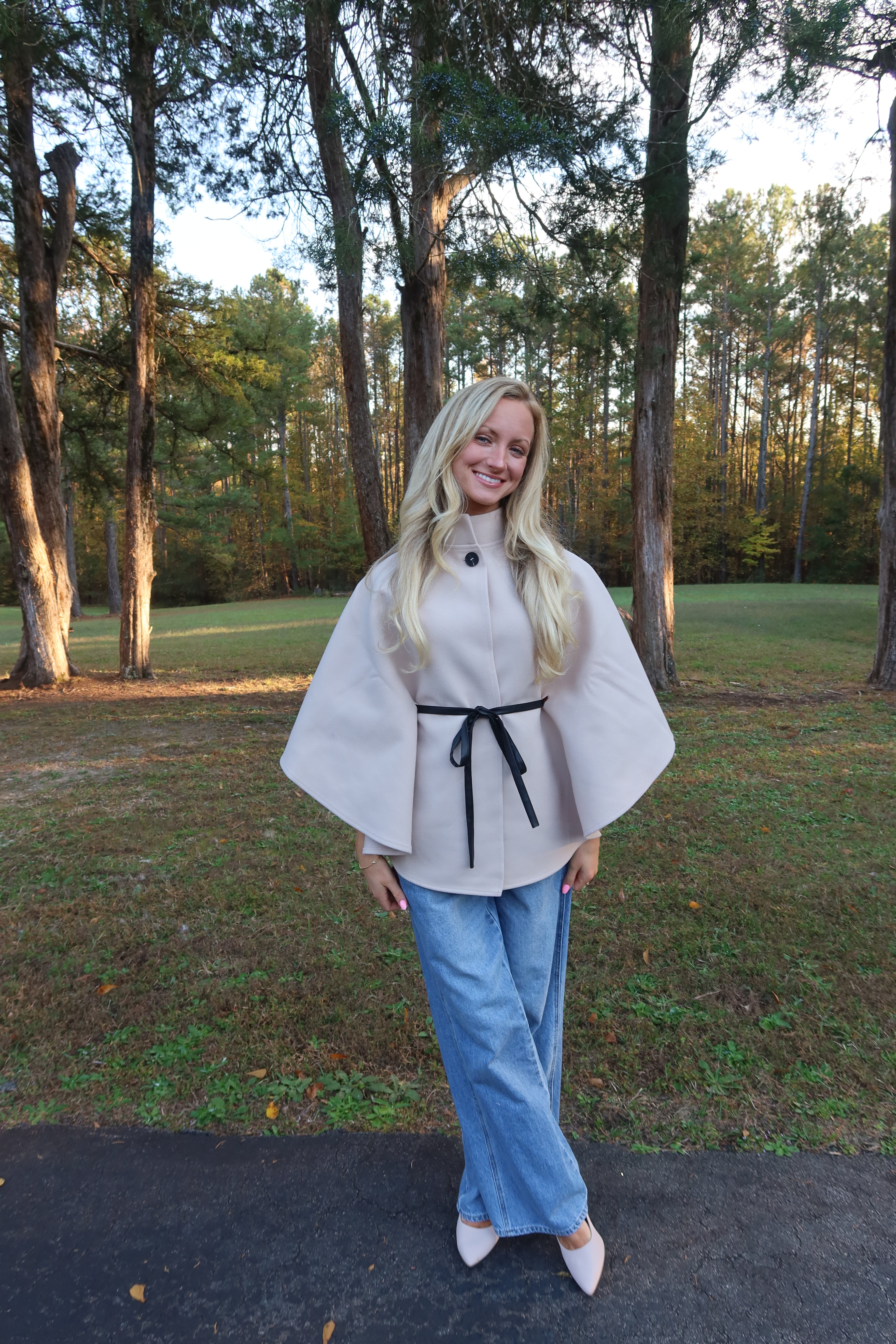 Kingston Cape Coat- Beige