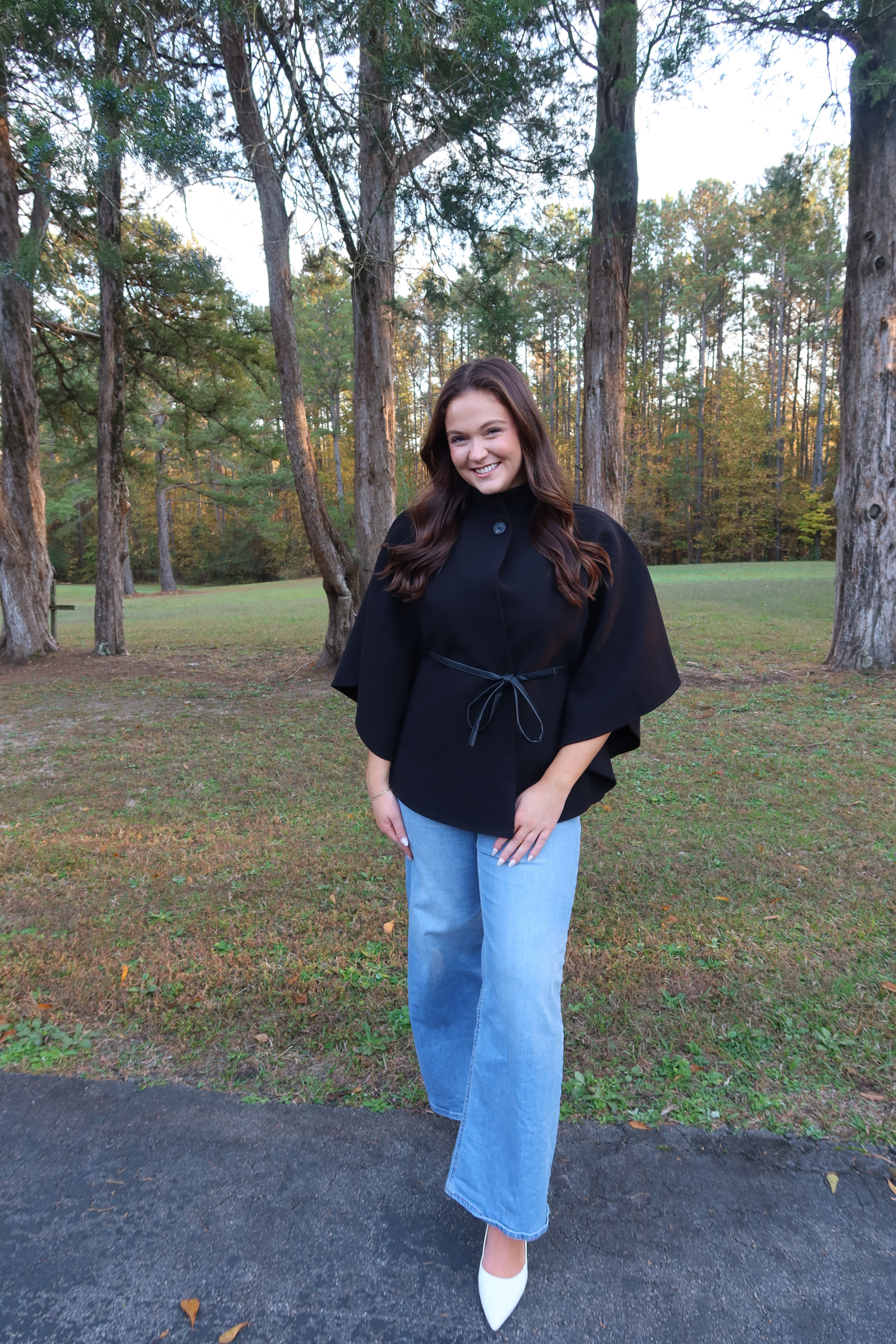 Kingston Cape Coat- Black