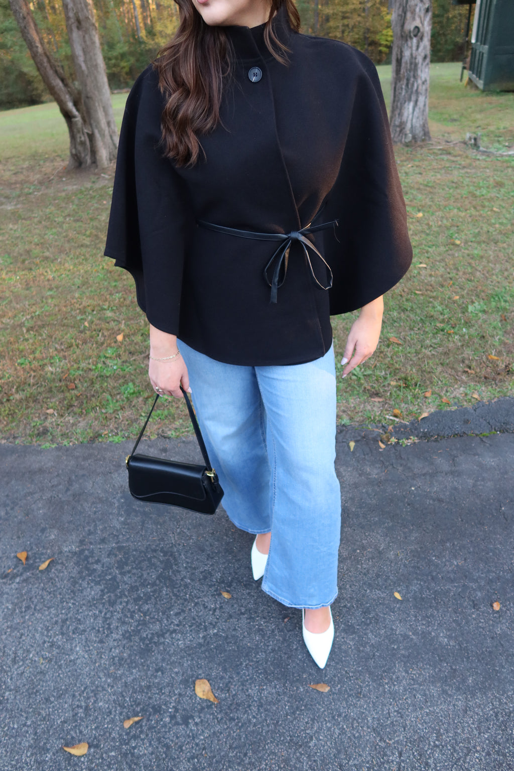 Kingston Cape Coat- Black