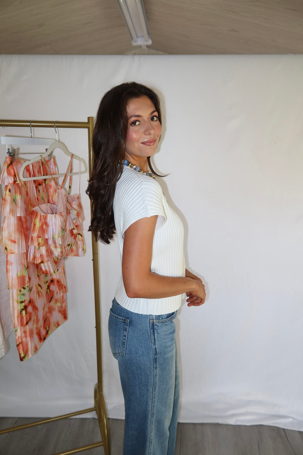 Ellie Cardigan- White